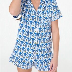 Roller Rabbit Monkey Polo Pajamas